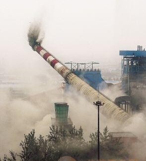 杭州烟囱拆除爆破方案与工具材料准备