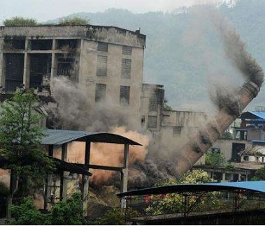 黑龙江烟囱拆除施工应注意的问题