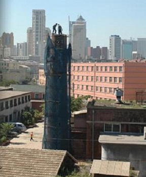 南京烟囱拆除施工应注意的问题