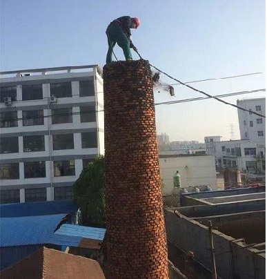 郑州废弃烟囱拆除-提升环境质量