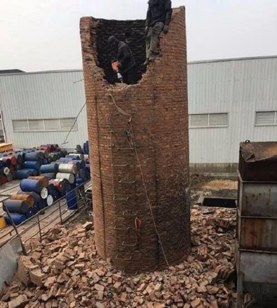 兰州砖烟囱人工拆除专业技能