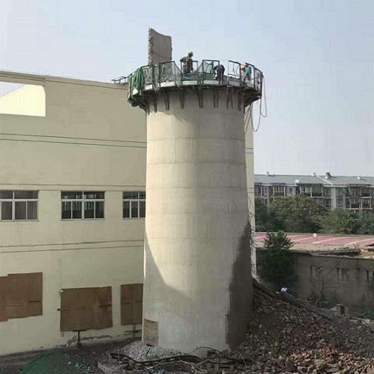 西安水泥烟囱拆除怎样才能保证施工安全