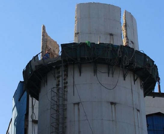 西安水泥烟囱拆除工程施工方案