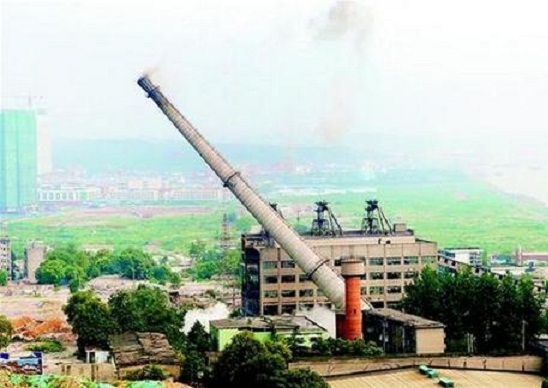 北京烟囱定向拆除施工技术