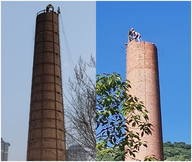 杭州拆除烟囱公司的特点及针对性措施