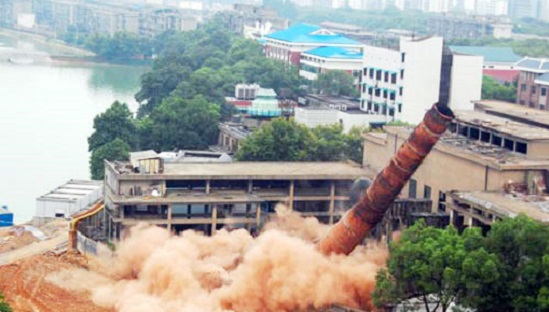 绥芬河烟囱爆破-烟囱爆破拆除技术介绍