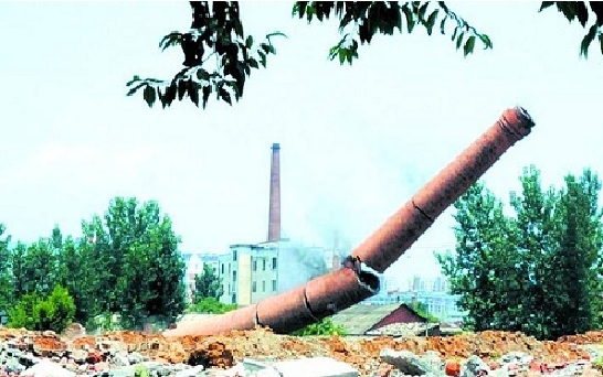 喀什拆除烟囱公司拆除工艺及安全措施介绍