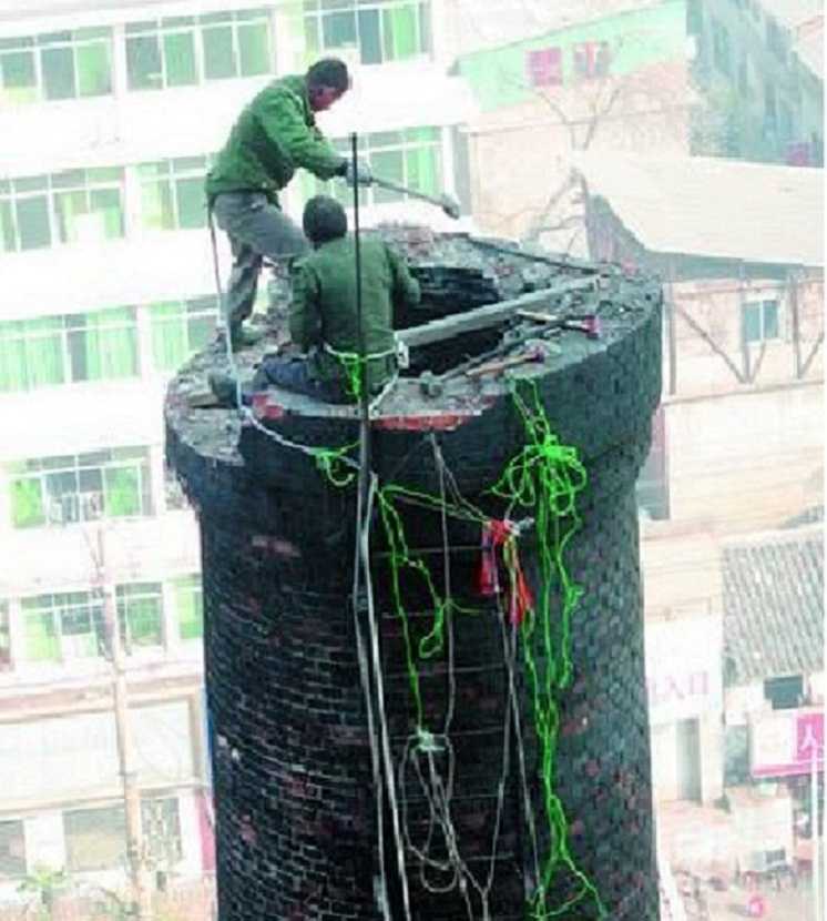 锡林郭勒烟囱拆除公司 专业高效  安全可靠