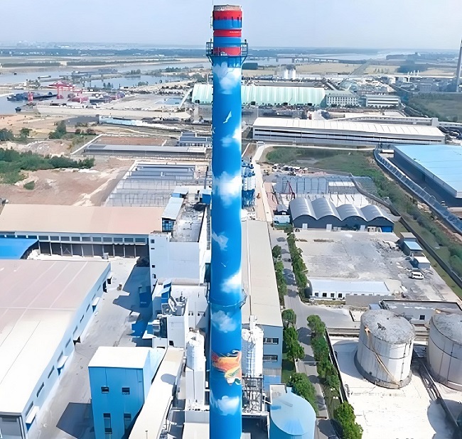 烟囱美化彩绘：让蓝天更蓝、让城市更美